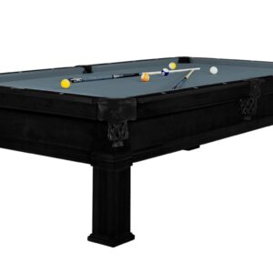 Masa de biliard, biliard, Berna, 8 ft. (picior), negru, Simonis 860 albastru pudra