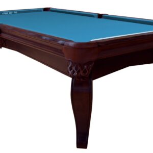 Masă de biliard, biliard, Salem, 8 ft. (picior), nuc, Simonis 760 albastru turneu